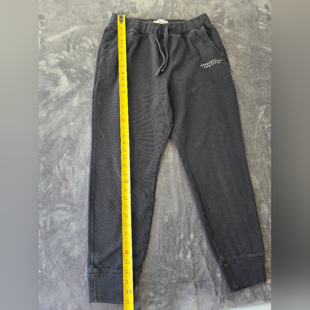 Abercrombie And Fitch Black Sweat Joggers Size Large - Picture 7 of 12